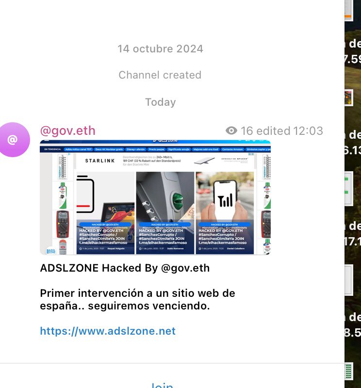 Han hackeado Adslzone…