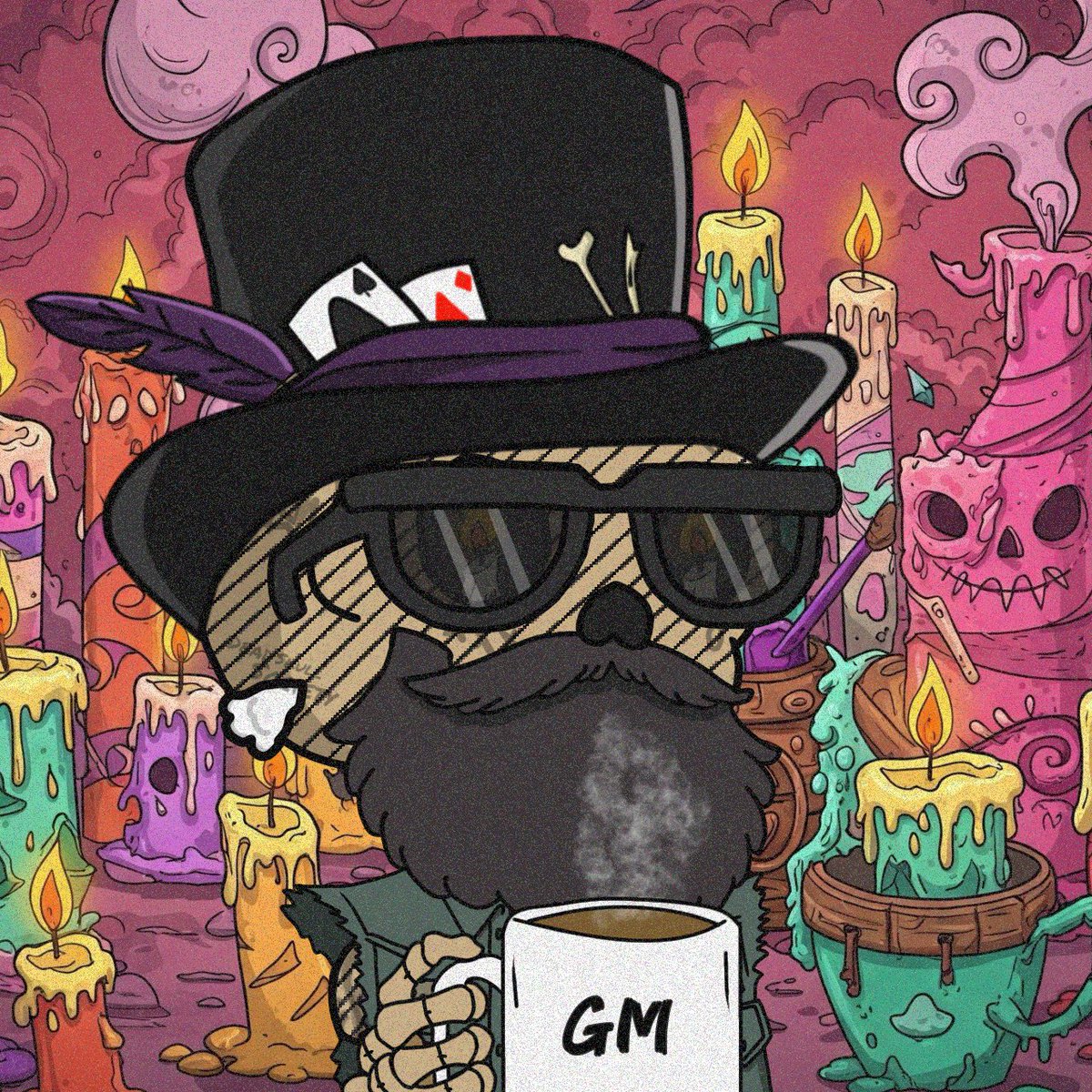 GM! 💀☕️❤️