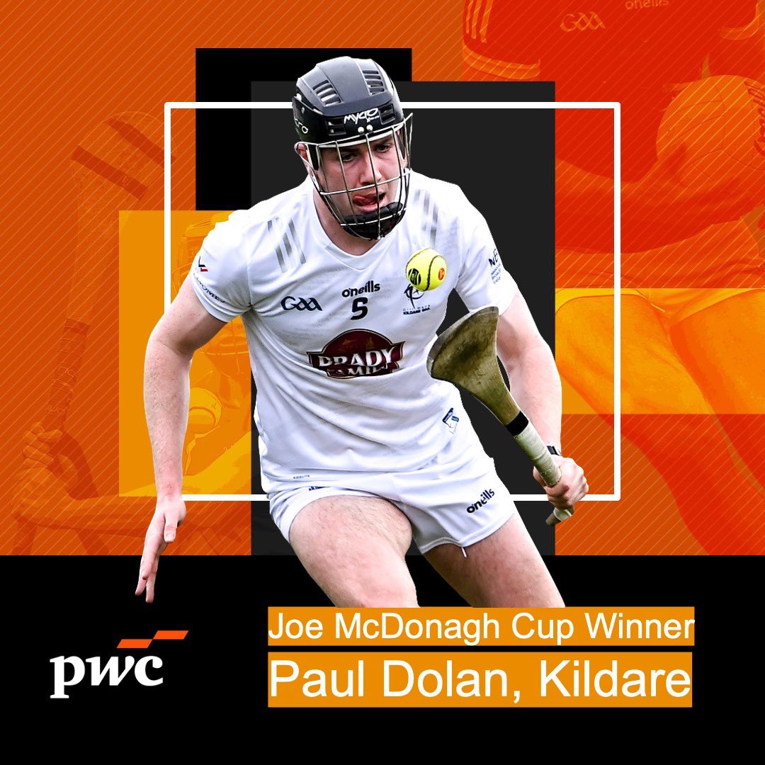 👏 Congratulations to our colleague Paul Dolan, who was part of the Kildare team who won the Joe McDonagh Cup at the weekend!

#PwCProud