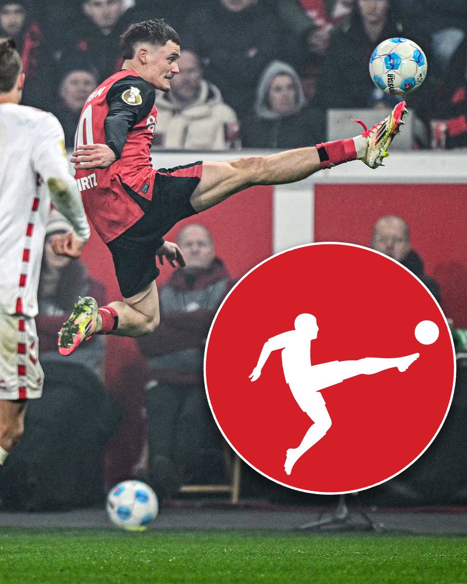 footballontnt's tweet image. When Florian Wirtz recreated the Bundesliga logo 📸