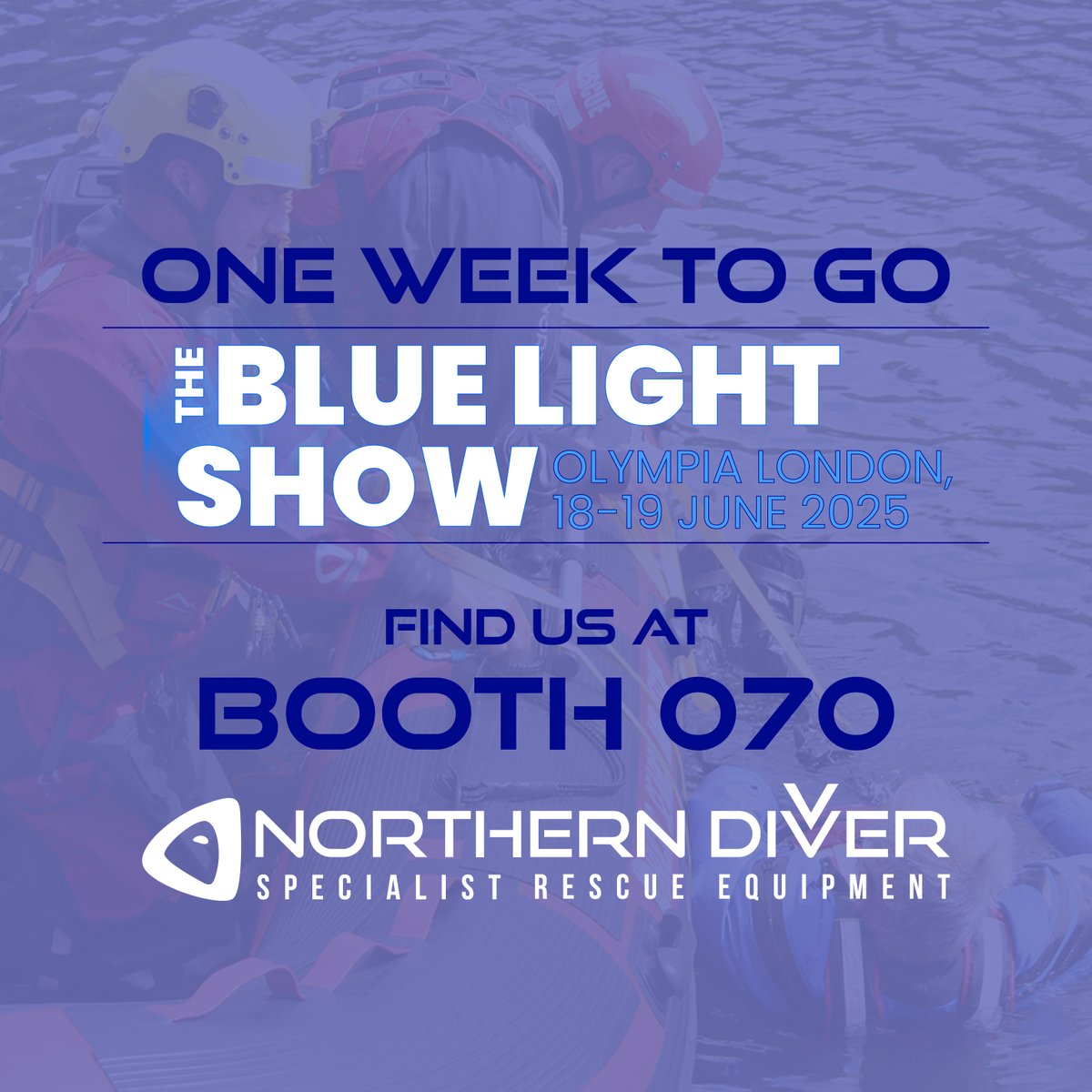 One week to go!

The Blue Light Show 18-19 June 2025
📍 Find us at Booth 070 – Olympia London
Meet our team, connect with the frontline community and discover the future of lifesaving technology.

✅ Free to attend 
Get your free pass:
 forms.reg.buzz/the-blue-light…