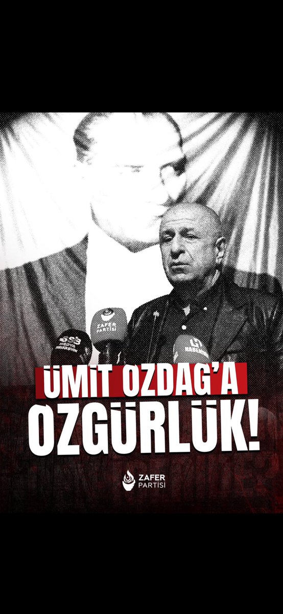 Özdağ bir sebep değil, sonuçtur. Sizin susturmaya çalıştığınız Özdağ değil, biz Türklerin sesidir. Siz susturdukça biz haykırmaya, gelecek nesillere anlatmaya devam edeceğiz. 
 #ÜmitÖzdağaÖzgürlük