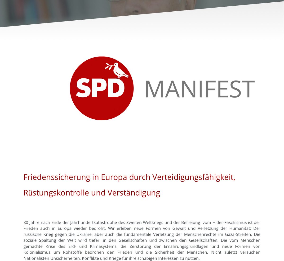 Und hier kann das Manifest  „Friedenssicherung in Europa durch Verteidigungsfähigkeit, Rüstungskontrolle und Verständigung“ unterstützt werden:

openpetition.de/petition/onlin…