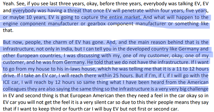 amicroinvestor's tweet photo. Many people had written off Sharda Motor, an automobile exhaust systems manufacturer arguing that it's a sunset industry
Now so many Managements on the recent conference calls are discussing this slowdown in the EVs
Tiger Abhi Zinda Hai....!!
#ShardaMotor https://t.co/34bYuJ0mDg