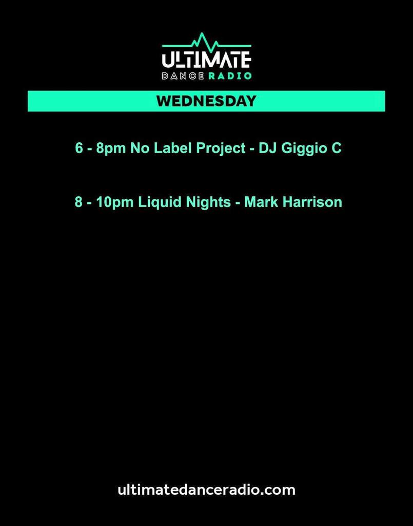 It's that time again.... more new progressive goodness, live and direct from 8pm tonight. Catch me on Mixcloud, YouTube and of course  UltimateDanceRadio.com