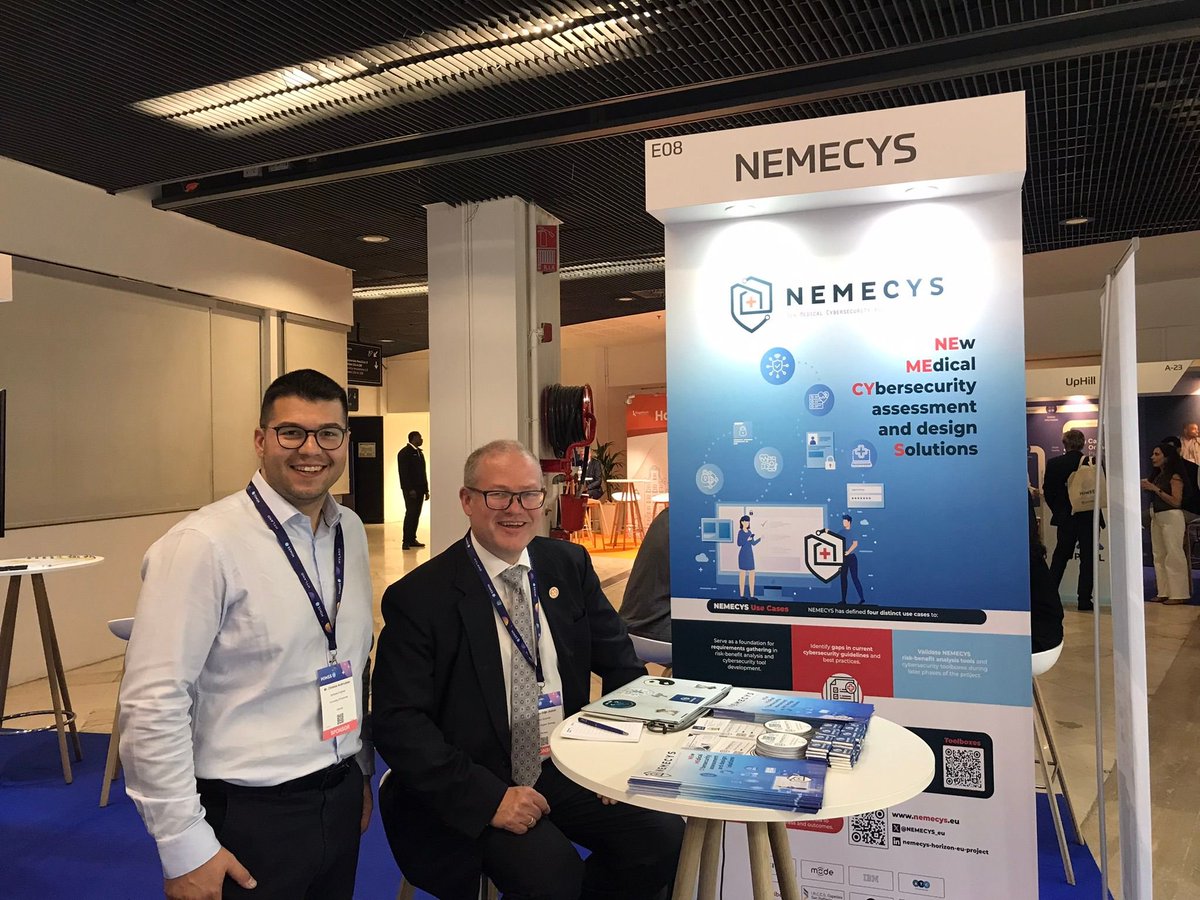 Are you attending #HIMSS2025?

📍 Meet our very own Martin Gilje Jaatun and Christos Androutsos at 𝗕𝗼𝗼𝘁𝗵 𝗘𝟬𝟴 to learn all about our cutting-edge #cybersecurity solutions for connected #medicaldevices. #NEMECYS_eu

Learn more on our blog: nemecys.eu/nemecys-exhibi…
