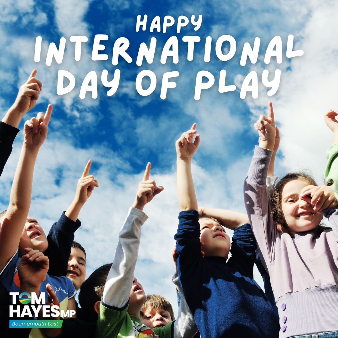 Today is #InternationalDayOfPlay — and the theme is Choose Play — every day. 🛝

If play is going to be central to children’s lives, the Government has to treat it seriously. That's with policy, not platitudes.

I’m looking forward to seeing the government make progress.