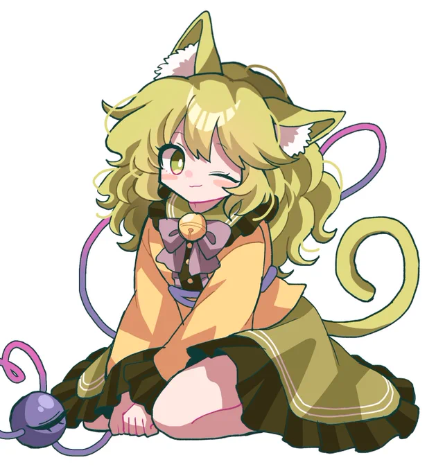 #いいねした人の以下略 おみずさんのねこいしちゃん描きました