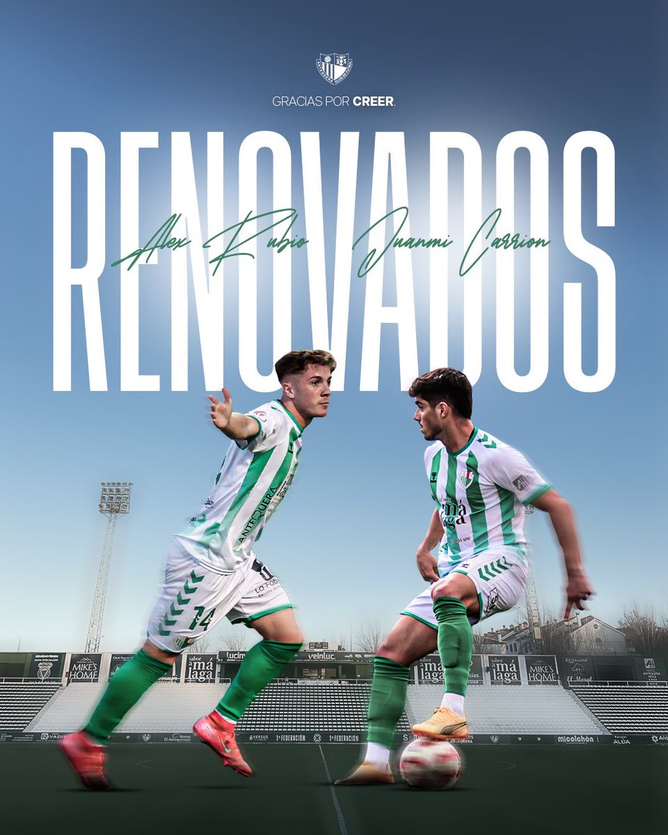 MOULOSS ⚽️ (@mouloss1) on Twitter photo ✍️APUNTES 1 Federación ⚽️
🔸ANTEQUERA CF <a href="/AntequeraCF/">Antequera C. F.</a>
Renovados dos pilares para la 25/26 , haciendo las cosas muy bien por Antequera
➖CARRIÓN <a href="/Carri_3/">Juanmi Carrión</a> el carril perfecto , 7 asistencias , siendo el lateral con más producción ofensiva de 1RFEF
Cantos de sirena de 2A ✍️APUNTES 1 Federación ⚽️
🔸ANTEQUERA CF <a href="/AntequeraCF/">Antequera C. F.</a>
Renovados dos pilares para la 25/26 , haciendo las cosas muy bien por Antequera
➖CARRIÓN <a href="/Carri_3/">Juanmi Carrión</a> el carril perfecto , 7 asistencias , siendo el lateral con más producción ofensiva de 1RFEF
Cantos de sirena de 2A