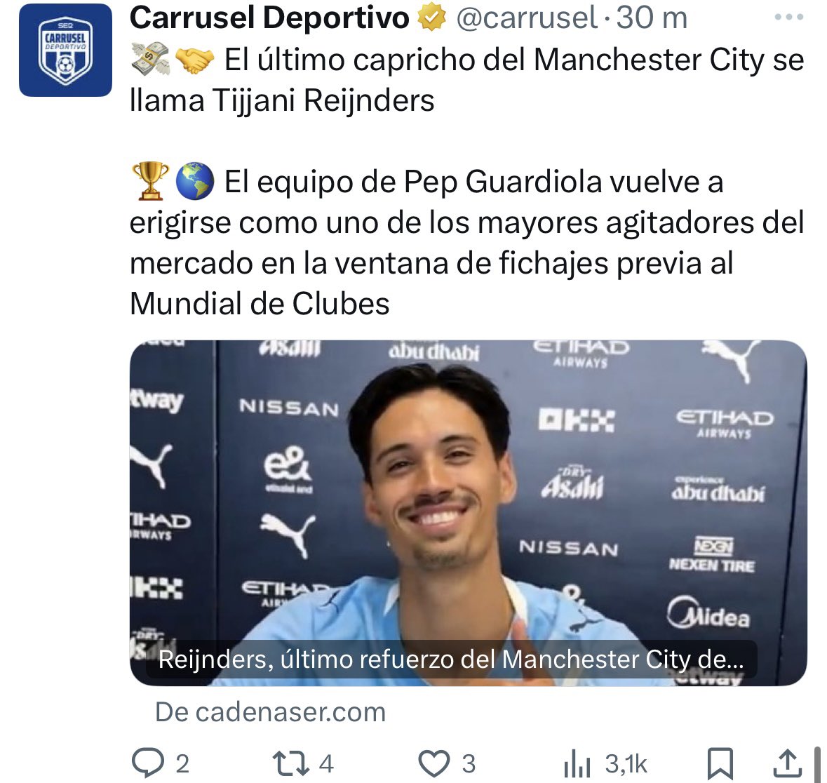 nosepodiasaber's tweet photo. City = capricho
Madrid = no puede pagar millonadas https://t.co/sKQMov9txV