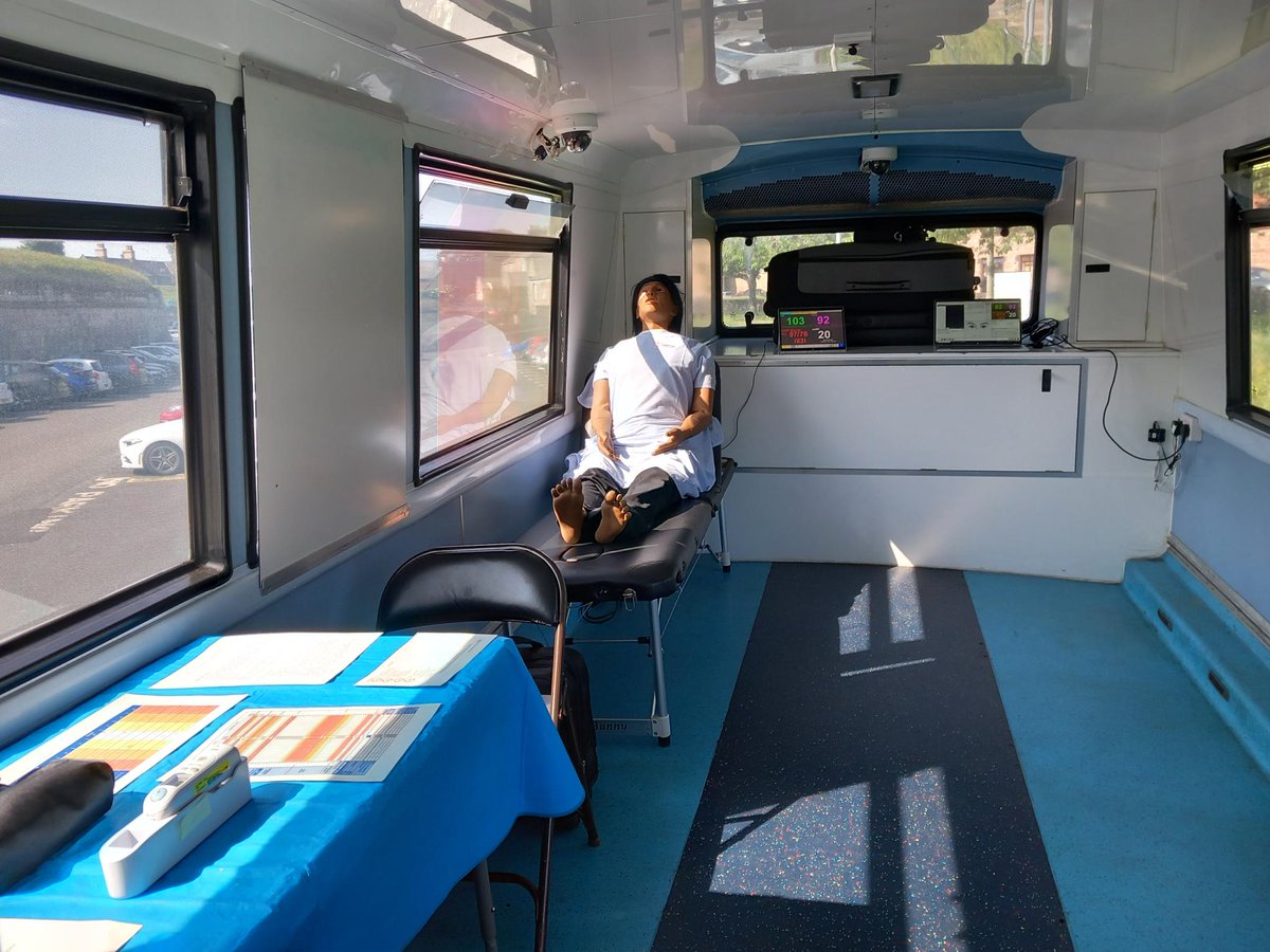 MADEinMelissa's tweet image. #MELISSA has travelled to Berwick to support the Community Service Business Unit, @NorthumbriaNHS , with their Community Clinical Skills update, for community staff. This is including using our Nursing Anne Simulator - Ollie.
#getonboard 🚌
#simtraining