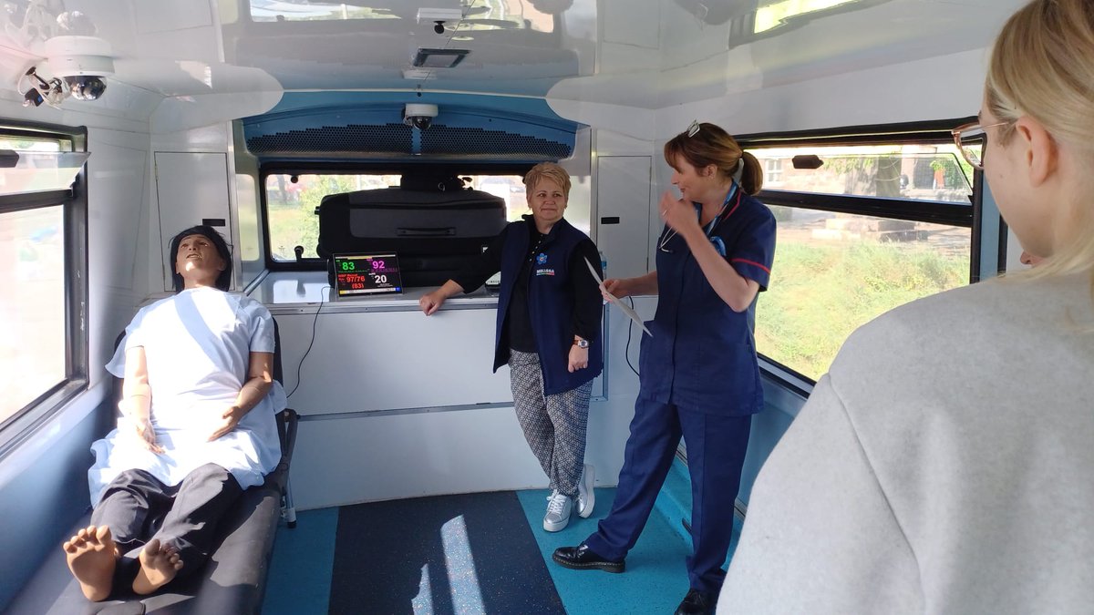 MADEinMelissa's tweet image. #MELISSA has travelled to Berwick to support the Community Service Business Unit, @NorthumbriaNHS , with their Community Clinical Skills update, for community staff. This is including using our Nursing Anne Simulator - Ollie.
#getonboard 🚌
#simtraining