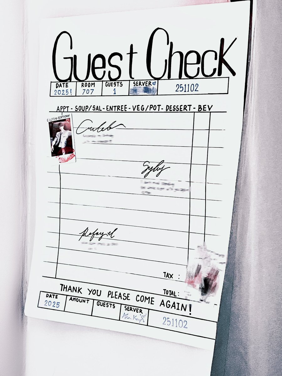 __________zxyuu's tweet image. #Guestcheck