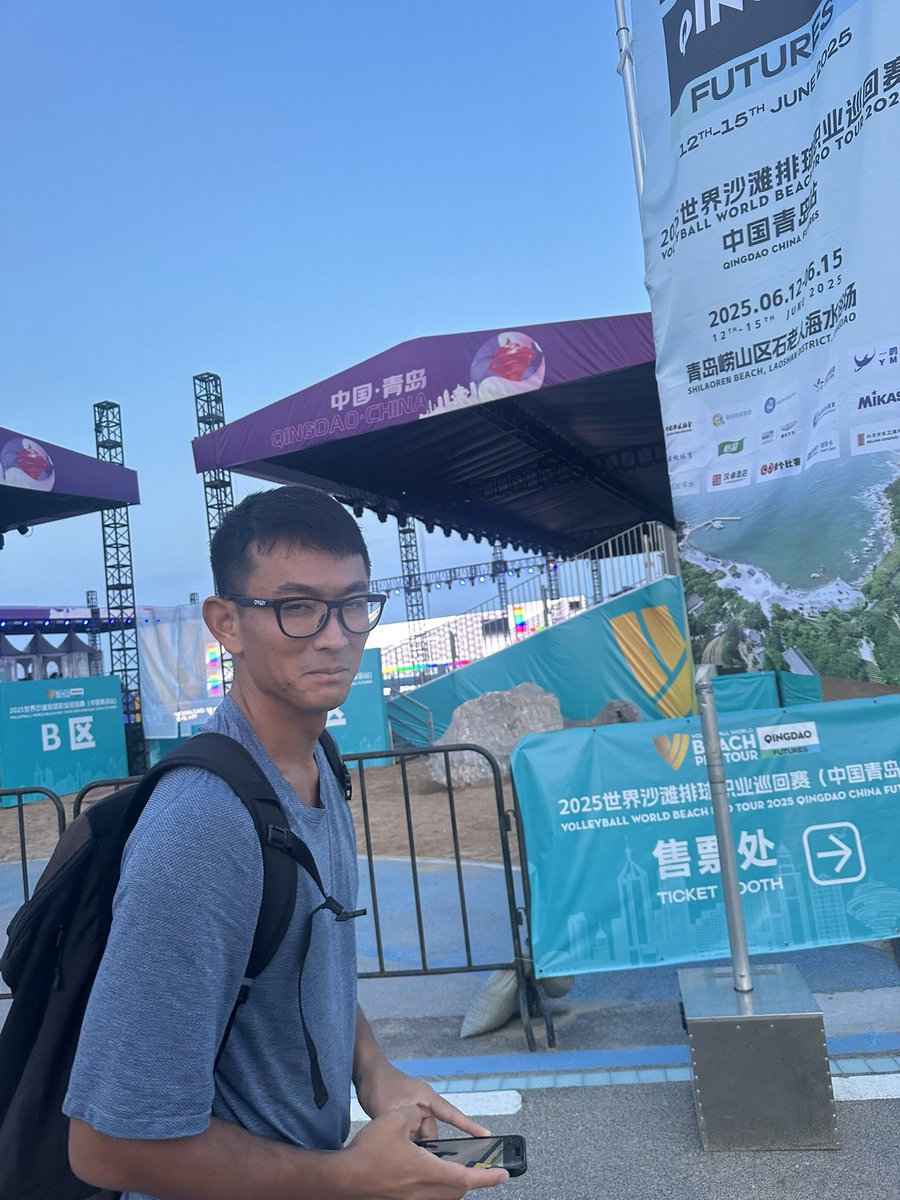 beach_kabto's tweet image. BPT FUTURES Qingdao🇨🇳
に出場するため中国青島に来ています！

本日は大会会場にて練習を行いました。
試合は明後日の本戦からになります。
髙橋選手と共に頑張ります！

#beachvolleyball
#ビーチバレーボール
#KABTO
#中国
#CHINA
#青島
#Qingdao