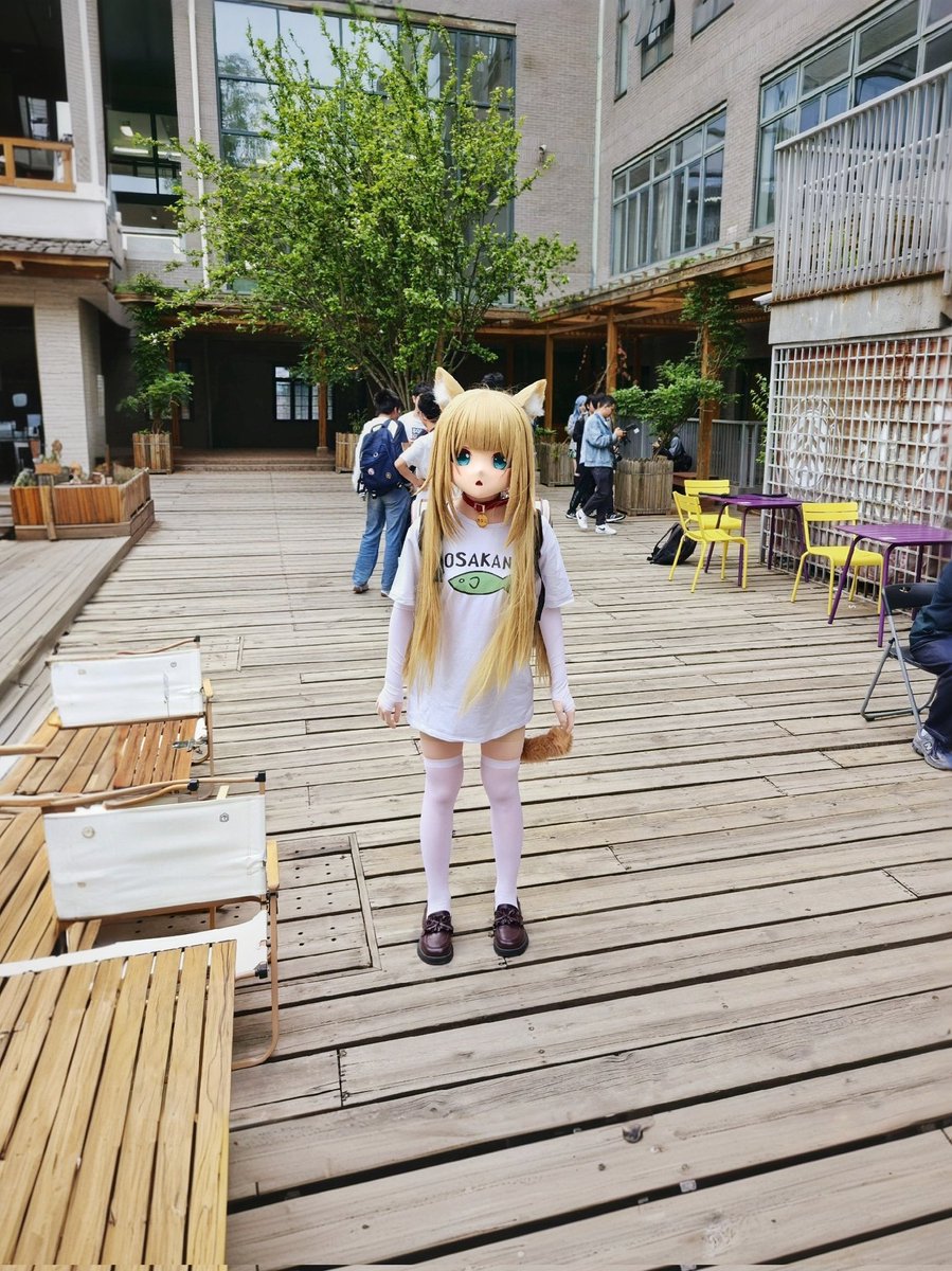 🐱🎒🎭🏫✍️📃💯📚🎓️💕
欢迎填报北京七咕噜米大学！
#kigurumi #着ぐるみ
#kinako #きなこ #キナコ
📸<a href="/LanzxGale/">兰兹</a>