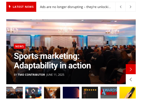 THE MEDIA ONLINE TODAY l * Sports marketing: Adaptability in action * Ads are no longer disrupting – they’re unlocking * Why small agencies always get stuck
#media #marketing #advertising #mediabusiness
On themediaonline.co.za today.