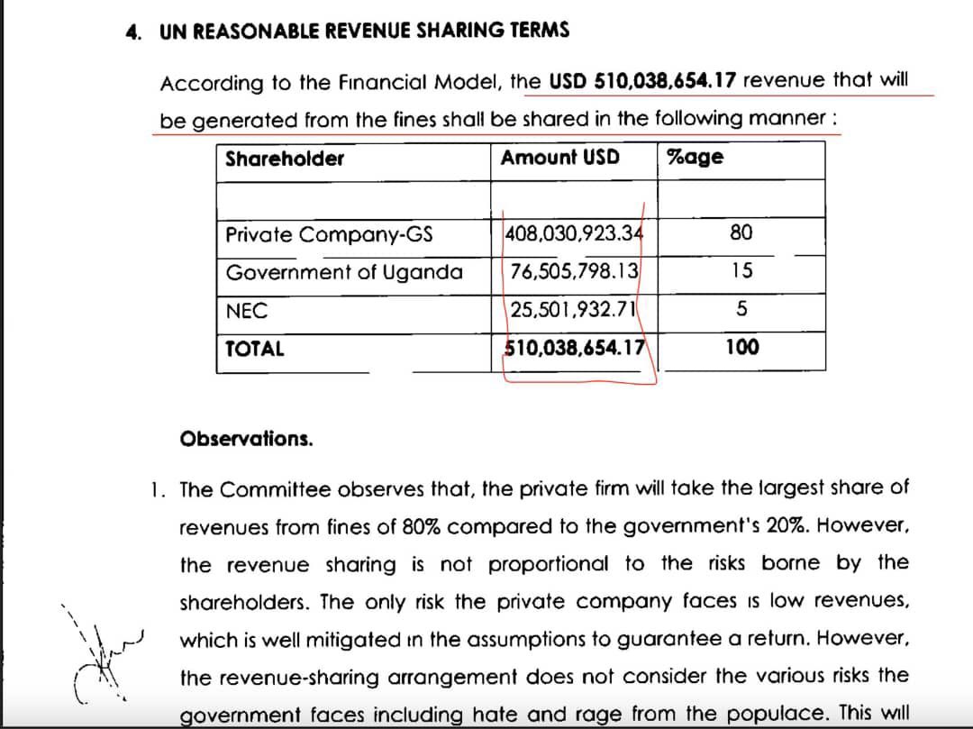 THIS IS A GRAND RIP OFF!

Let's forget about the value of the fines.

How can the country be ripped off this way by a private Russian company? How patriotic is this sort of financial arrangement?

Can't Uganda acquire or develop it's own ITMS system?

Byayanga!!