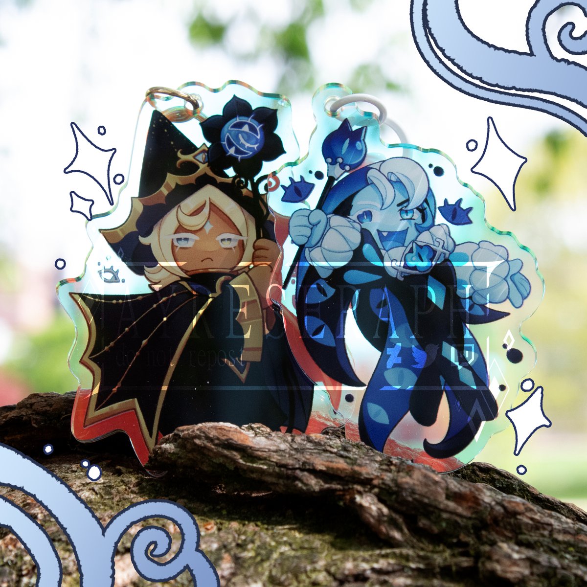ayreseraph's tweet image. Cookie Run Kingdom fan-made Keychains & Stickers are officially on my Etsy shop! 💙
etsy.com/shop/Ayreseraph