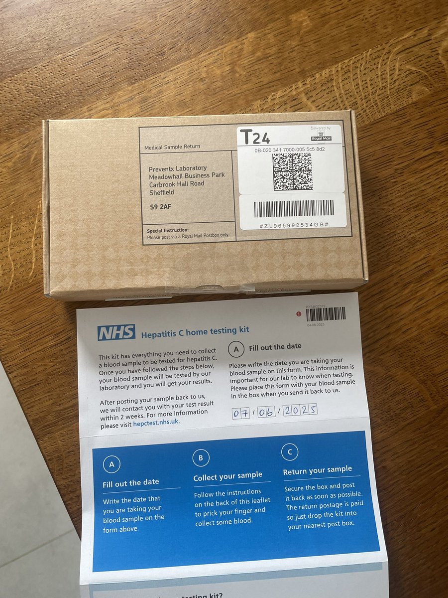 Louise Hansford 💙 (@hansfordlouise) on Twitter photo Yesterday I met a 70 year old who has likely had #HepC since he was 25.
Please spread the message and help us reach people who haven’t used drugs for many years.
Order a test here: hepctest.nhs.uk/ref/recovery
<a href="/HepatitisCTrust/">The Hepatitis C Trust</a> <a href="/HepC_U_Later/">Hep C U Later</a> Yesterday I met a 70 year old who has likely had #HepC since he was 25.
Please spread the message and help us reach people who haven’t used drugs for many years.
Order a test here: hepctest.nhs.uk/ref/recovery
<a href="/HepatitisCTrust/">The Hepatitis C Trust</a> <a href="/HepC_U_Later/">Hep C U Later</a>