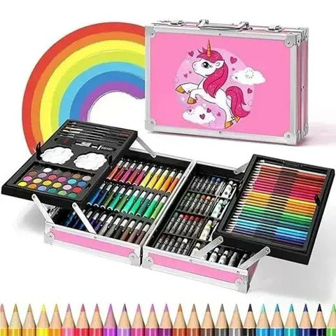 crafty_cuddle's tweet photo. Unicorn Magic Meets Art Fun!

Let your child’s creativity shine with our 145-Piece Pink Unicorn Art Kit – the ultimate all-in-one art and craft set for kids. Packed in a beautiful unicorn-themed pink case, this kit includes color pencils, crayons, oil pastels, markers, watercolor https://t.co/g2r7DGYhjY