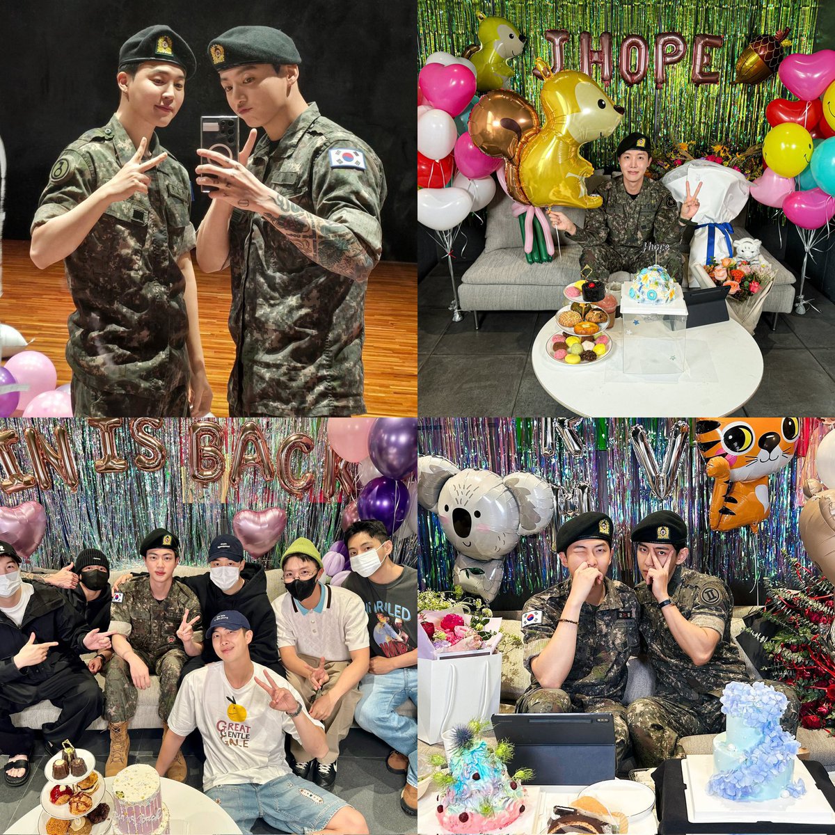 sharksforNJ's tweet photo. 6/7 Members of BTS have currently fully served their military service and been discharged, not long till Yoongi will be discharged as well. https://t.co/fTiSxbJ9ko
