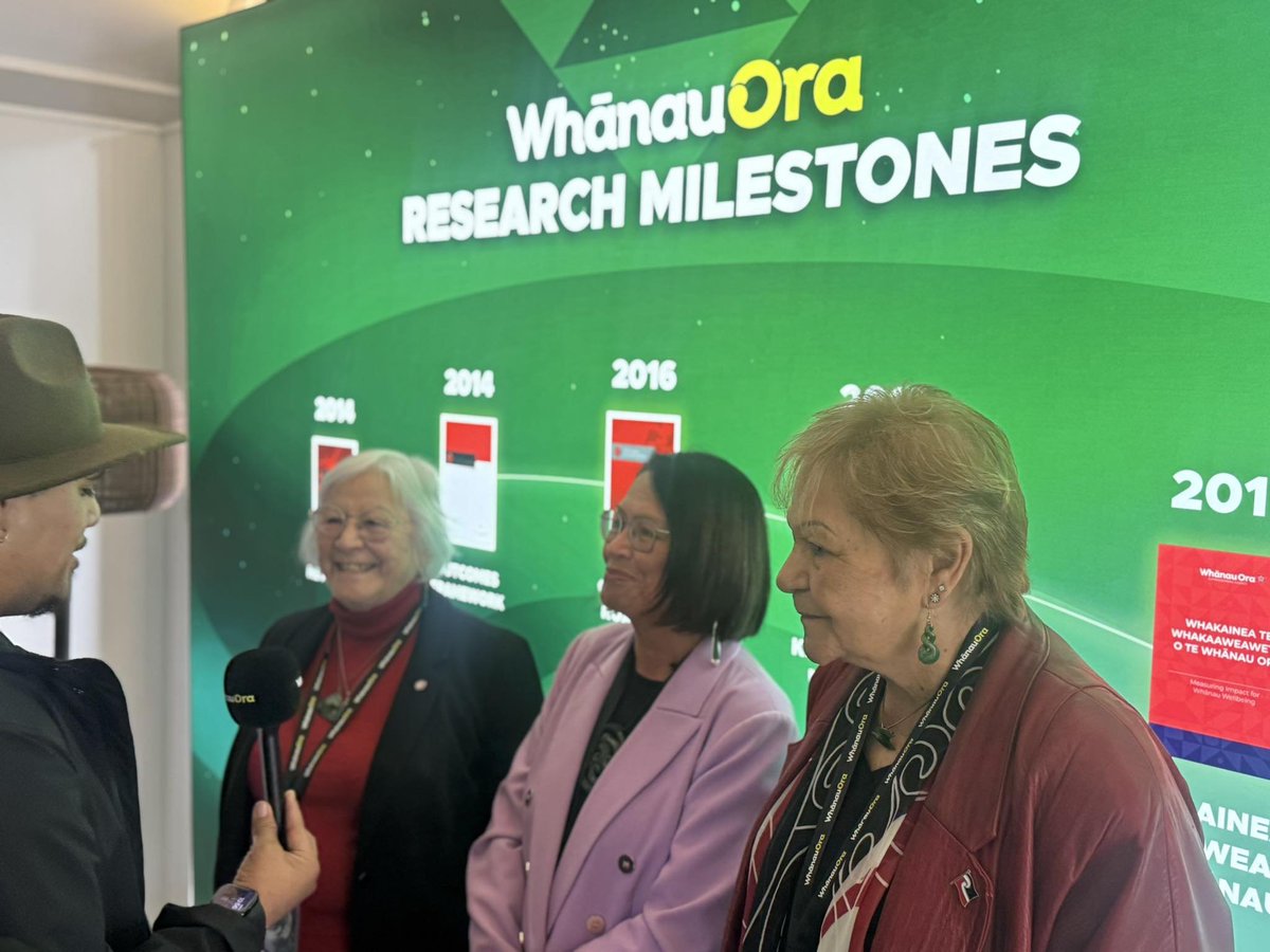 #WHAKAARO
Alongside Kahurangi Naida Glavish on the rangatira panel was Kahurangi Areta Koopu &amp; Lady Tureiti who said "We have obligations, not just to ourselves, but to each other &amp; to home &amp; to our people. So we've got to be more than than what we think we are." <a href="/WhanauOra/">Whanau Ora</a>
