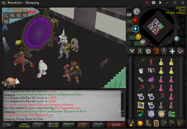 Sleeping_OSRS's tweet photo. #55 - DKs completed https://t.co/o5vTROXcBP