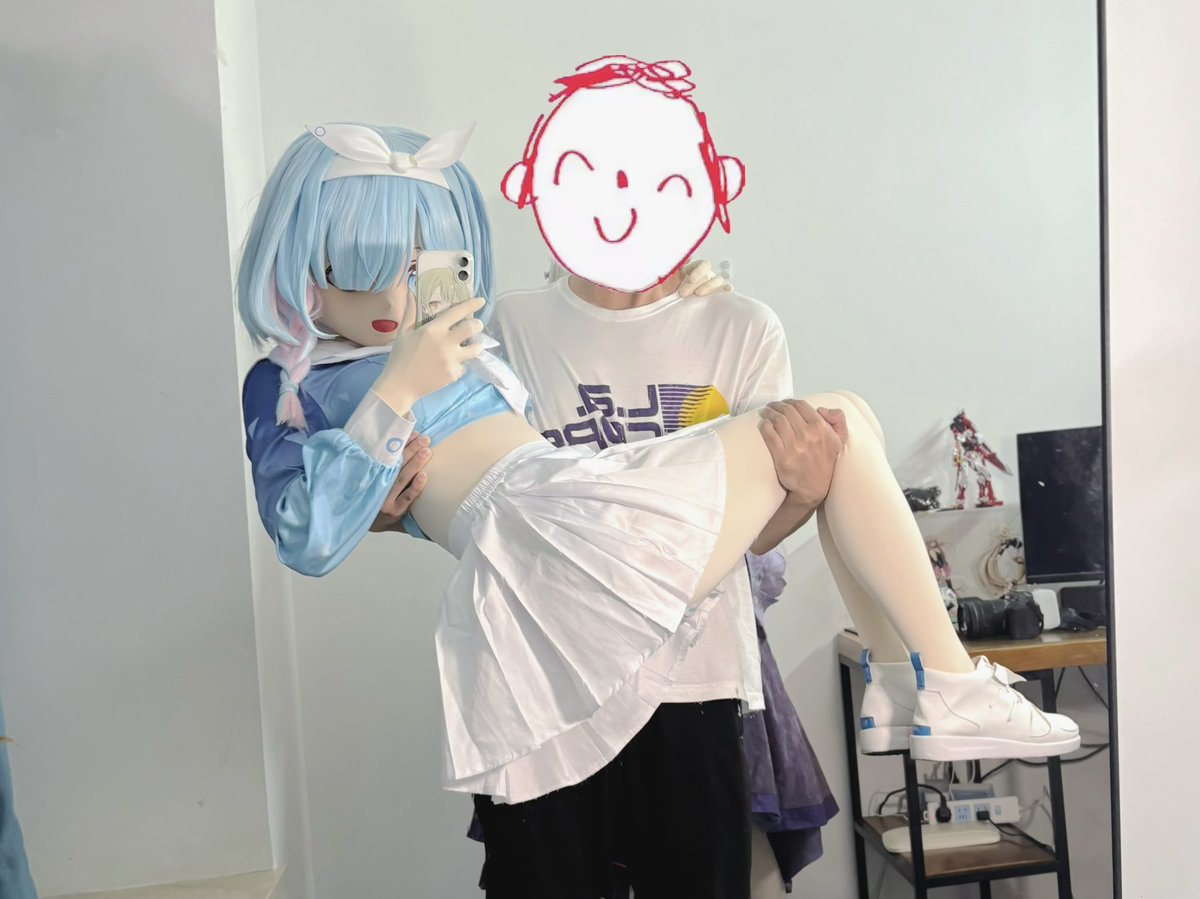 sensei，不可以哦……
#kigurumi #ブルアカ