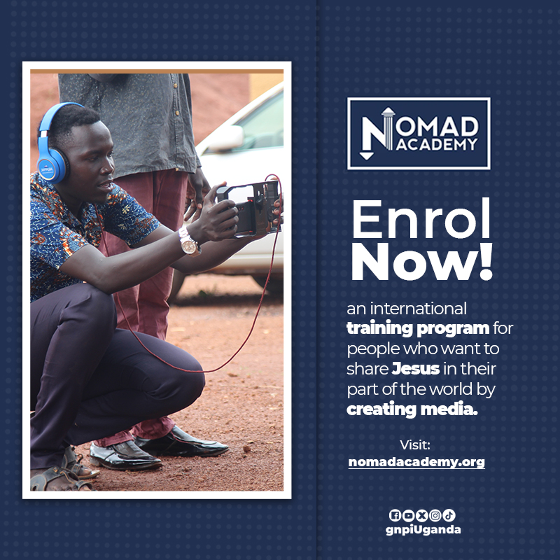 gnpiuganda's tweet image. Share Jesus today by creating media at : nomadacademy.org

#Nomadacademy 
#createmedia 
#ShareJesus#GNPIUganda