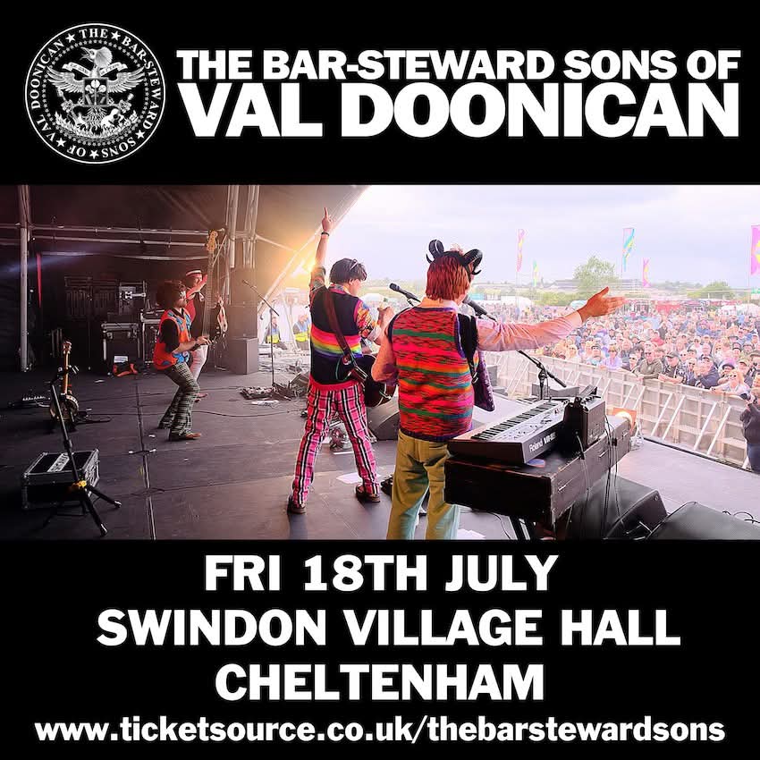 The Bar-Steward Sons of Val Doonican (@barstewardsons) on Twitter photo id you see us at <a href="/WychwoodFest/">Wychwood Festival</a> ?
Well we are returning to Cheltenham next month and over half of the tickets have gone in the first week ❤️😎 Why not help us to sell it out? ticketsource.co.uk/thebarstewards… id you see us at <a href="/WychwoodFest/">Wychwood Festival</a> ?
Well we are returning to Cheltenham next month and over half of the tickets have gone in the first week ❤️😎 Why not help us to sell it out? ticketsource.co.uk/thebarstewards…