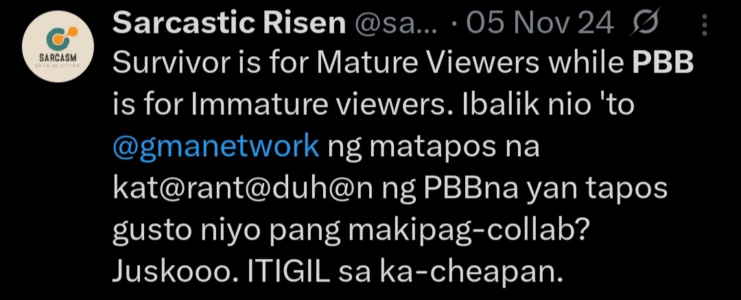 Graveh nakshie! Is this you? Galit na galit noon sa PBB pero ngayon ay excited na magkaroon ng bagong season ang PBB collab? Nakakaloka! Iba rin talaga ang nakshie ko na yan!