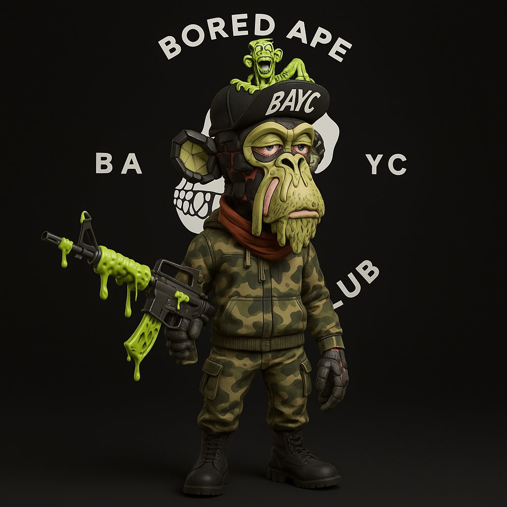DJBubblegum 🦍💀 (@bubblegum_dee) on Twitter photo One mutant, one flipped brim, thousands of legends.
Proud M1 holder in the <a href="/BoredApeYC/">Bored Ape Yacht Club 🍌</a> fam.
We don’t follow trends, we mutate them. 🧬💥 One mutant, one flipped brim, thousands of legends.
Proud M1 holder in the <a href="/BoredApeYC/">Bored Ape Yacht Club 🍌</a> fam.
We don’t follow trends, we mutate them. 🧬💥