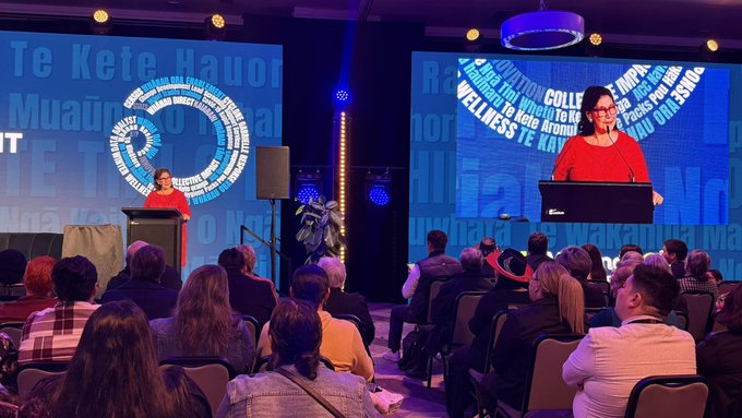 #MIHI
<a href="/WhanauOra/">Whanau Ora</a> Chair Merepeka Raukawa-Tait makes a tribute to our founding Pou, the late Kahurangi (Dame) Tariana Turia. "I have become accustomed to seeking out my own little Tariana moments. These are the things that make me a better person...I seek them out."