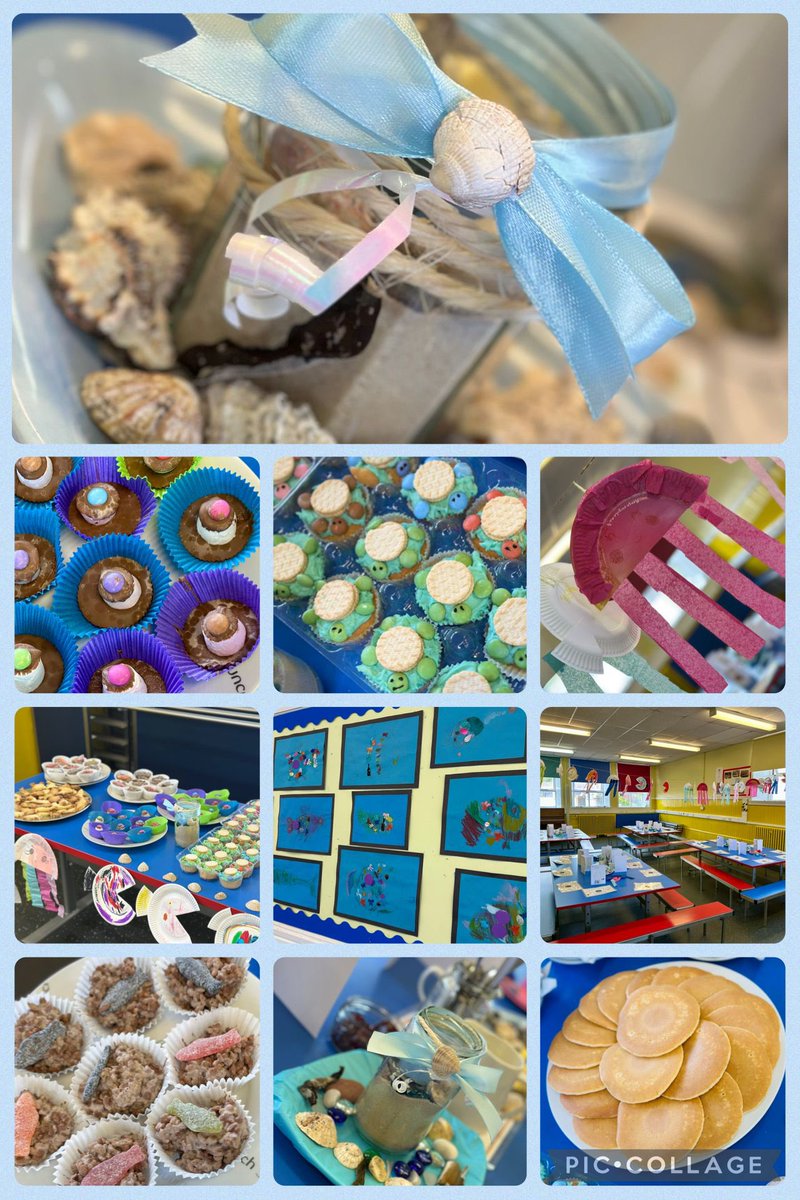🌊 Our ocean-themed community cafe yesterday was a splash! 🐚
P1/2 pupils took on roles as servers, greeters, bakers &amp; entertainers, building skills &amp;welcoming friends &amp; family. 
#CommunityCafe #LifeSkills #LearningInAction