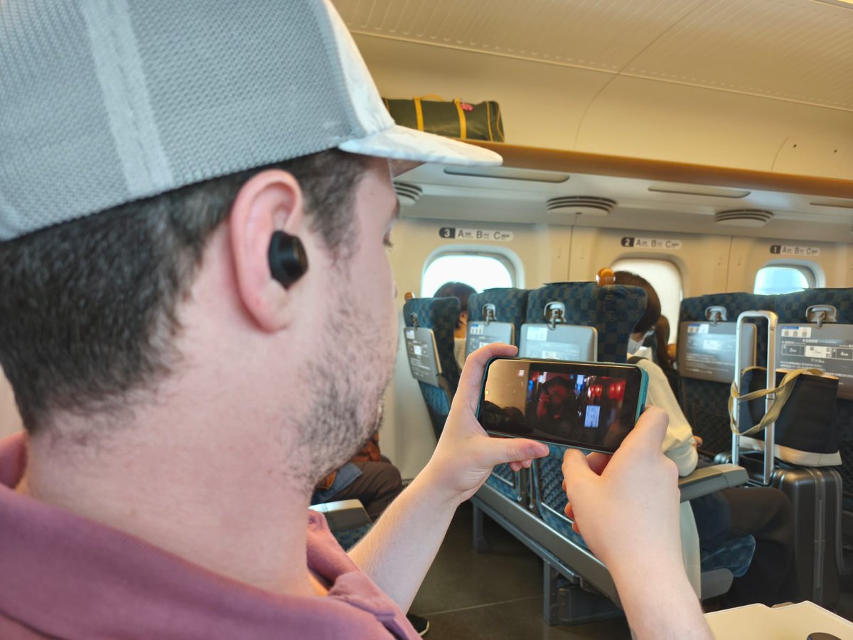 Ver Bullet Train en un bullet train (Shinkansen)  japonés de verdad. Check completado ✔️✌🏼