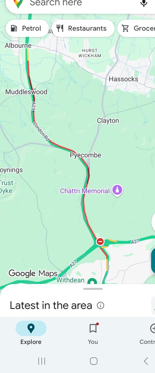 A23 southbound between Albourne and patcham interchange incident slow and Queuing traffic ongoing <a href="/BBCSussex/">BBC Sussex</a> <a href="/MSR1038/">Mid Sussex Radio CIC 103.8FM</a> <a href="/SussexIncidents/">Sussex News - Breaking news for Sussex</a> <a href="/GHRSussex/">Greatest Hits Radio Sussex News</a> <a href="/V2RadioSussex/">V2 Radio</a> <a href="/moresussex/">More Radio</a>
