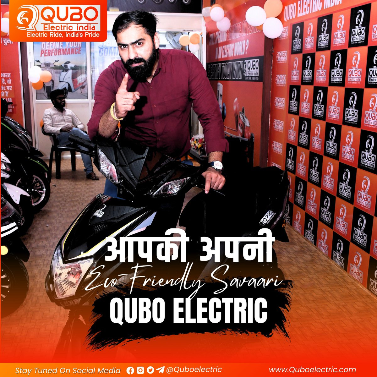 Quboelectric's tweet photo. अब हर सफर बनेगा सस्ता और सुरक्षित! 🚀⚡
आपकी अपनी eco-friendly savaari' Qubo Electric
के साथ पाइए Front Disc Brake, Alloy Wheelsऔर Anti Theft Alarm System जैसे जबरदस्त फीचर्स।
Zero Pollution, Full Performance! 🌱 https://t.co/W55RovyP4Q