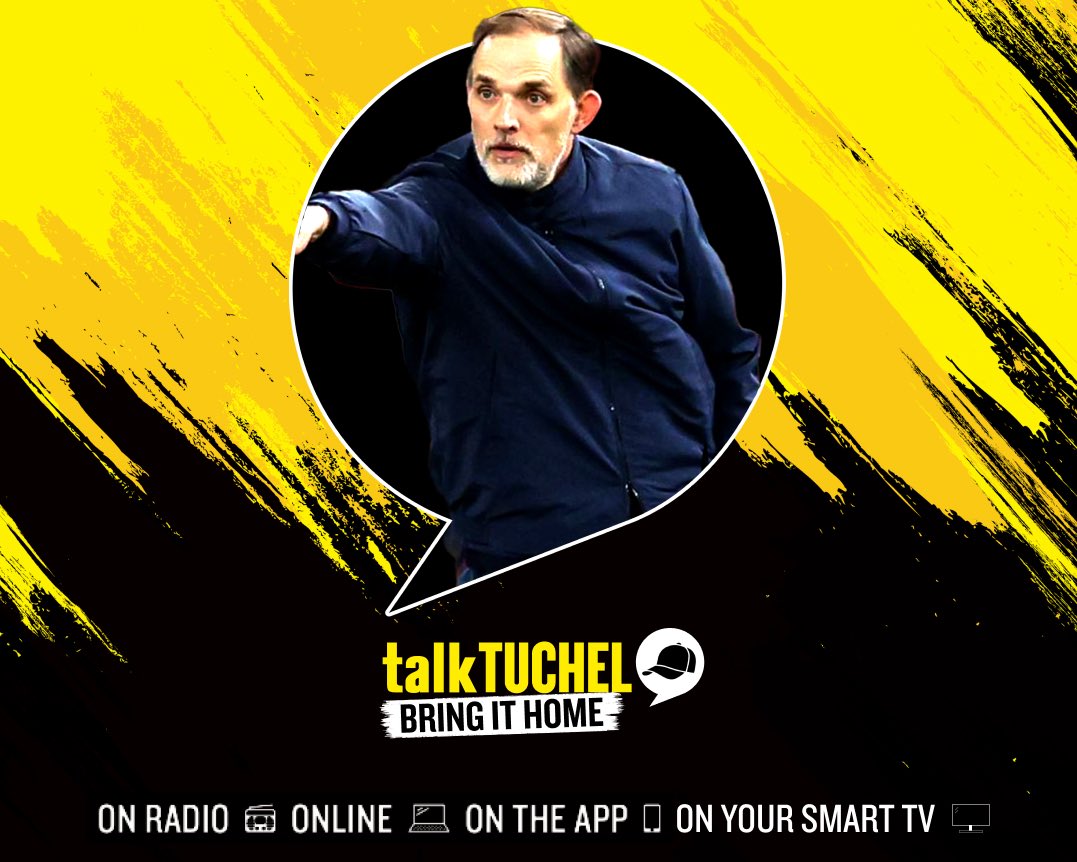 Thomas Tuchel Live - a <a href="/talkSPORT/">talkSPORT</a> Exclusive at St. George’s Park 🦁🏴󠁧󠁢󠁥󠁮󠁧󠁿 

Join <a href="/TheAdrianDurham/">Adrian Durham</a> and Stuart Pearce from 13:00 for a live and exclusive sit down interview with the England manager 

There’s plenty to discuss…

#talkTUCHEL 
<a href="/talkSPORT/">talkSPORT</a>