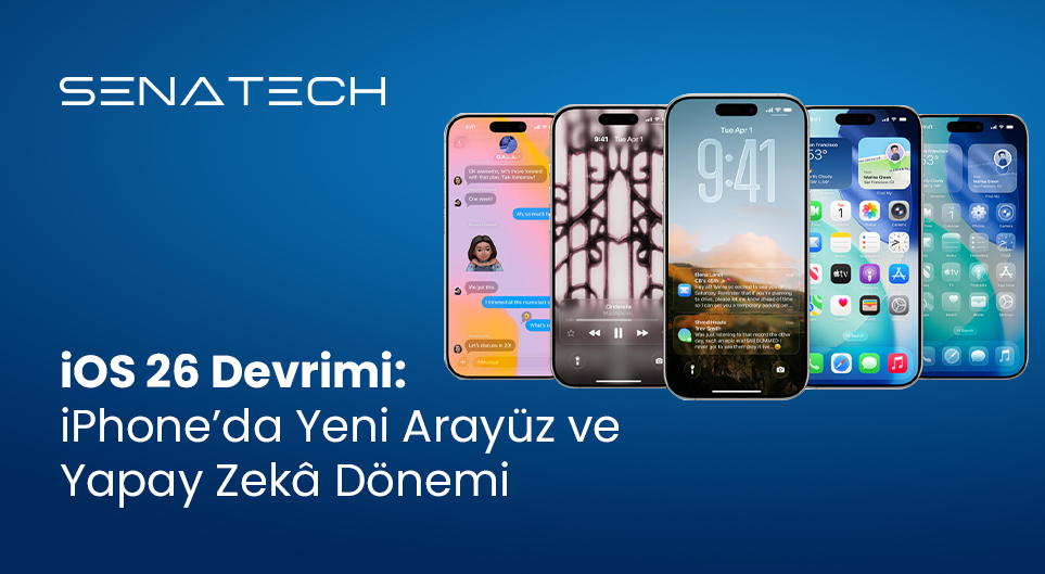 senatechtr's tweet photo. Apple, 2025 Dünya Geliştiriciler Konferansı’nda (WWDC 2025) tanıttığı iOS 26 ile iPhone deneyimini baştan tanımlıyor. Yeni arayüz, cihaz içi çalışan yapay zekâ (Apple Intelligence) ve kullanıcı odaklı yeniliklerle Apple, mobil dünyada çıtayı bir kez daha yukarı taşıyor olacak.

Yazının Devamı için; 
https://t.co/Qm8d24j7xS

#senatrend #senatech #ios26 #WWDC25