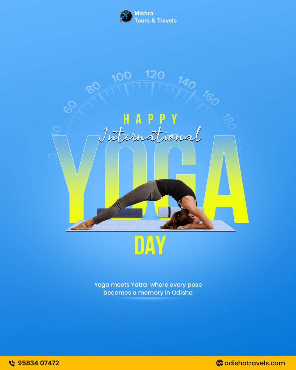 Stretch deeper. Travel further. Feel more.
This Yoga Day, go beyond the mat and into the magic of Odisha 
🔖 Tag your tribe and plan your next soul-refreshing escape with Mishra Tours and Travels!

#yogainodisha #InternationalYogaDay #OdishaCalling #YogicWanderer #OdishaVibe