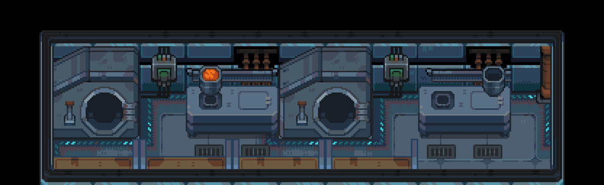 SaaaDGames's tweet image. It's a scorching room in our new spacious location. #pixelart #indiedev @Gushna1 @arthur_vista