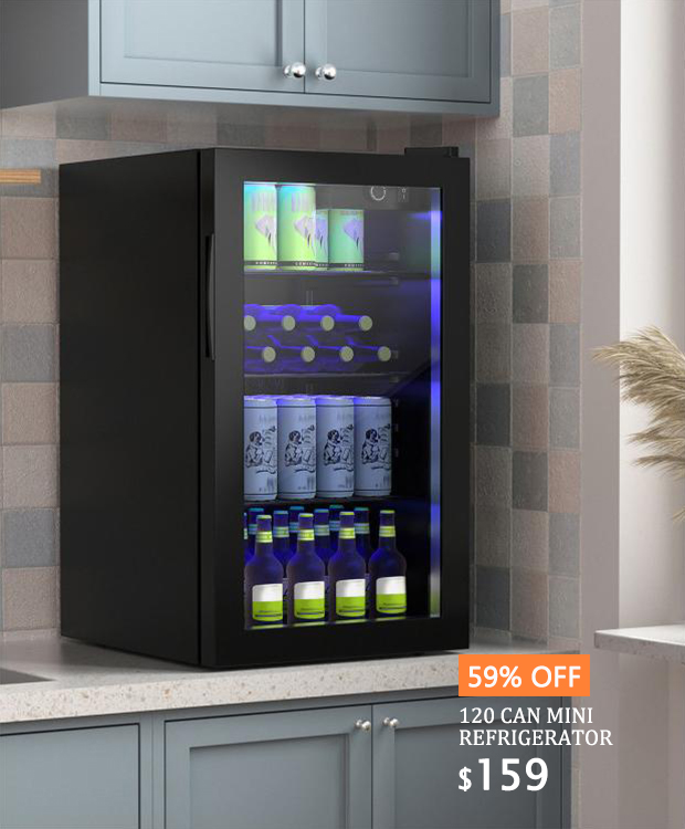 Holds up to 120 cans, wine bottles, and more— but still compact enough to sit right on your kitchen island.
Grab a chilled drink and toast to Dad this Father’s Day. 🥂Sounds pretty great.
🛍️Learn more: reurl.cc/EV98Am

#minifridge #drinkcooler #HomeUpgrade