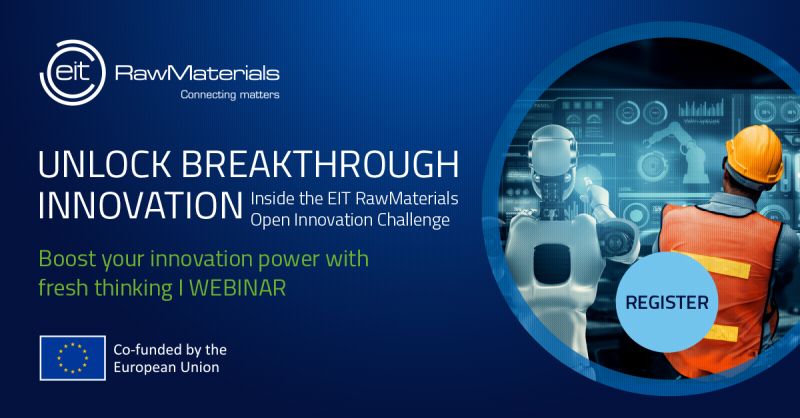 📣 Coming up soon ❗ Join in for a 60-minute webinar on the EIT #RawMaterials Open Innovation Challenge, connecting corporates with high-potential startups across the raw materials value chain 👇

When ❓ June 17, 2 - 3pm GMT+1

Register here: events.teams.microsoft.com/event/6a798002…