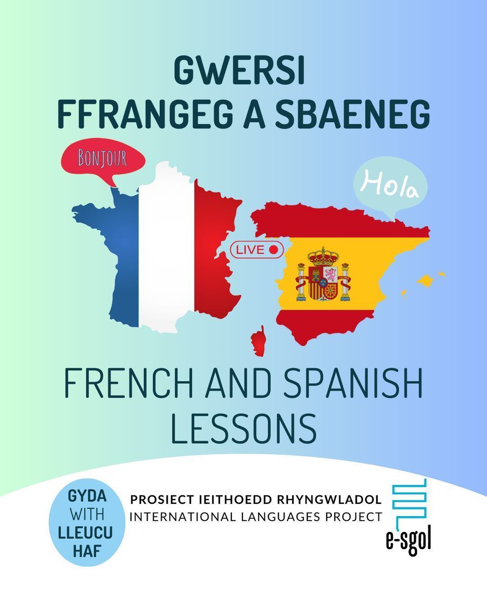 Dros 2️⃣ 0️⃣ 0️⃣ dosbarth cynradd wedi cofrestru | registered to learn French and Spanish 

🔴 Ydych chi wedi cofrestru?

🔴 Have you registered?

🔗 buff.ly/EMW5WcO
