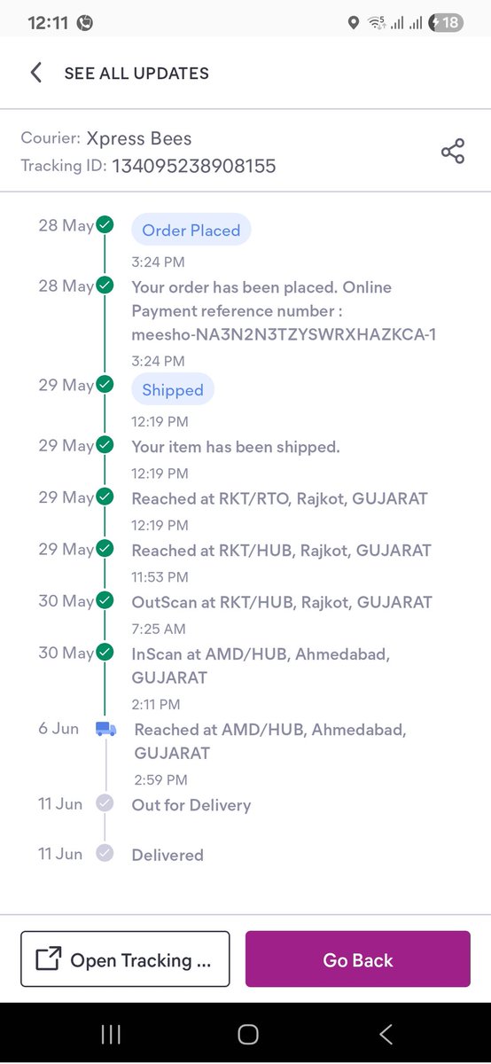 DoshiVishu's tweet photo. @meesho_support Worst service ever Worst experience ever and Worst customer support and worst Delivery.. everything is just Worst... @meesho_support @Meesho_Official... You can't deliver my product in 7 days... Rajkot to Ahmedabad and other companies deliver in 10 mins.. Hats off https://t.co/wvwi6MBRnB
