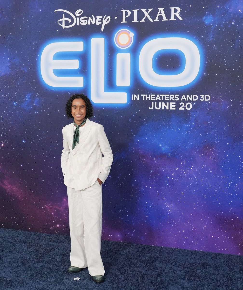 The voice behind Elio. 🇵🇭 Fil-Am Actor Yonas Ascunsion Kibreab with his family at the Disney Pixar World Premiere of his animated film ELIO in Hollywood. | 📸 <a href="/Sthanlee/">Sthanlee B. Mirador</a> B. Mirador @SIPAUSA

#Disney #Pixar #FilAm #YonasKibreab