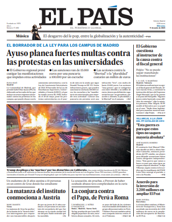 Y con ella llegó el fascismo.
Al más puro estilo Trumpista, Ayuso planea sancionar con 100.000 euros las manifestaciones en la universidad y 15.000 euros de multa por poner una pancarta.
En Madrid, con dinero, hay libertad para tomar unas cañas, pero si protestas, vas palante.