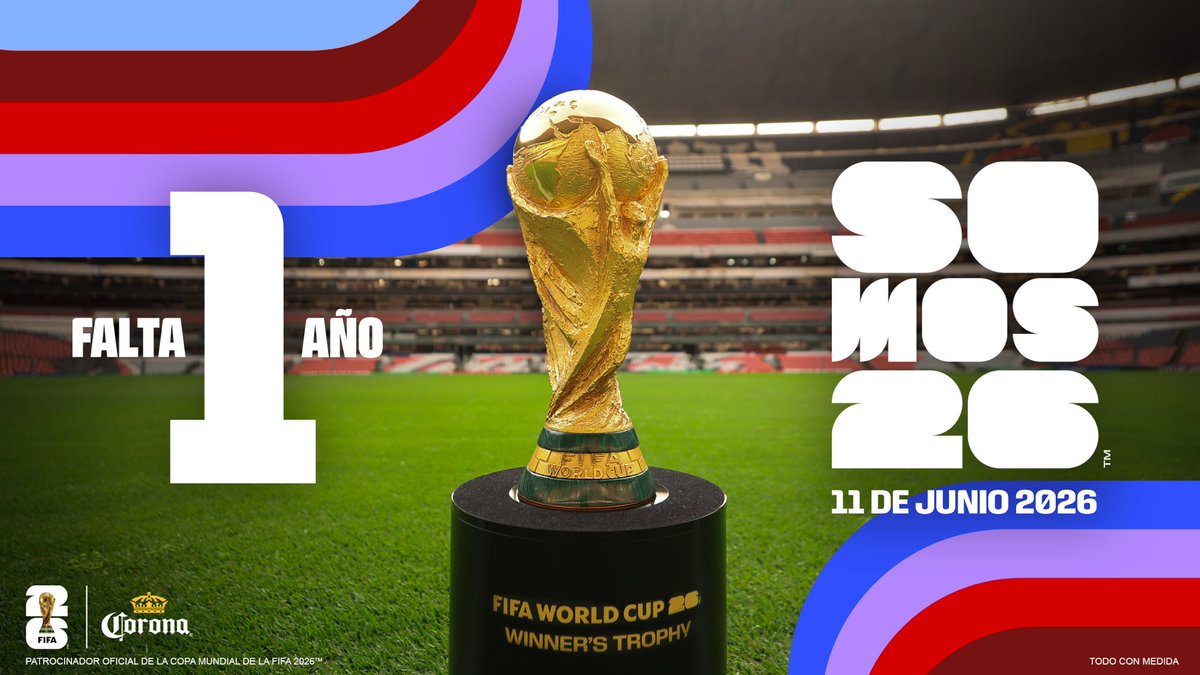 Un año para el Mundial de nuestras vidas 🙌⚽️🇲🇽🌎