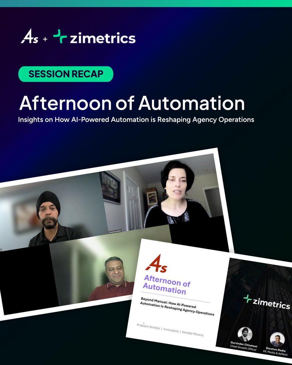 AI is no longer a future vision - it’s an operational reality!
At Zimetrics, we are enabling agencies to break free from repetitive workflows and reclaim their strategic edge through AI-led automation.

<a href="/4As/">4As</a>