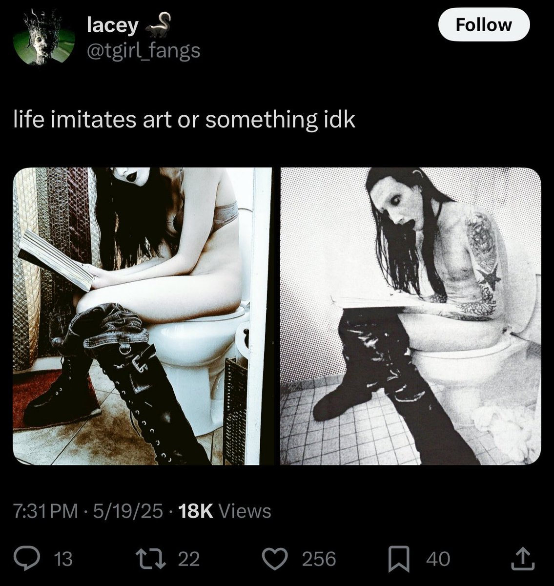 -pinned tweet dressing up as a rapist-
"Lemme tell you how sick and disgusting gay men are"